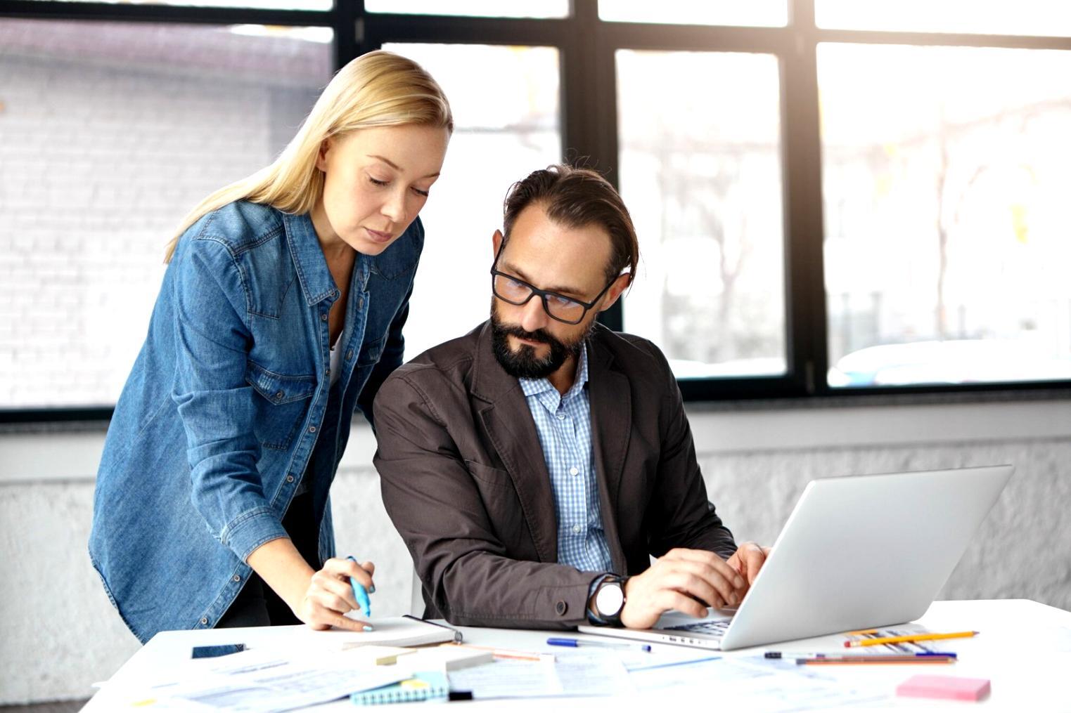 Professional business meeting discussing financial strategies